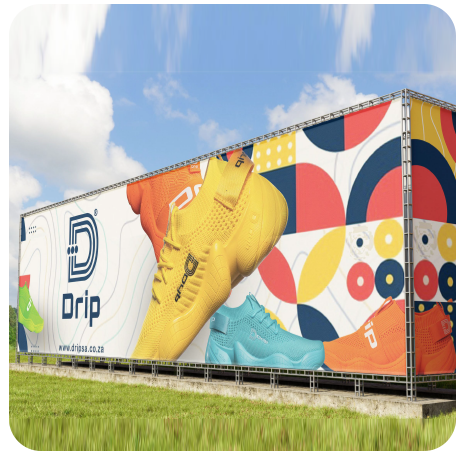 DRIP Footwear Billboard Design